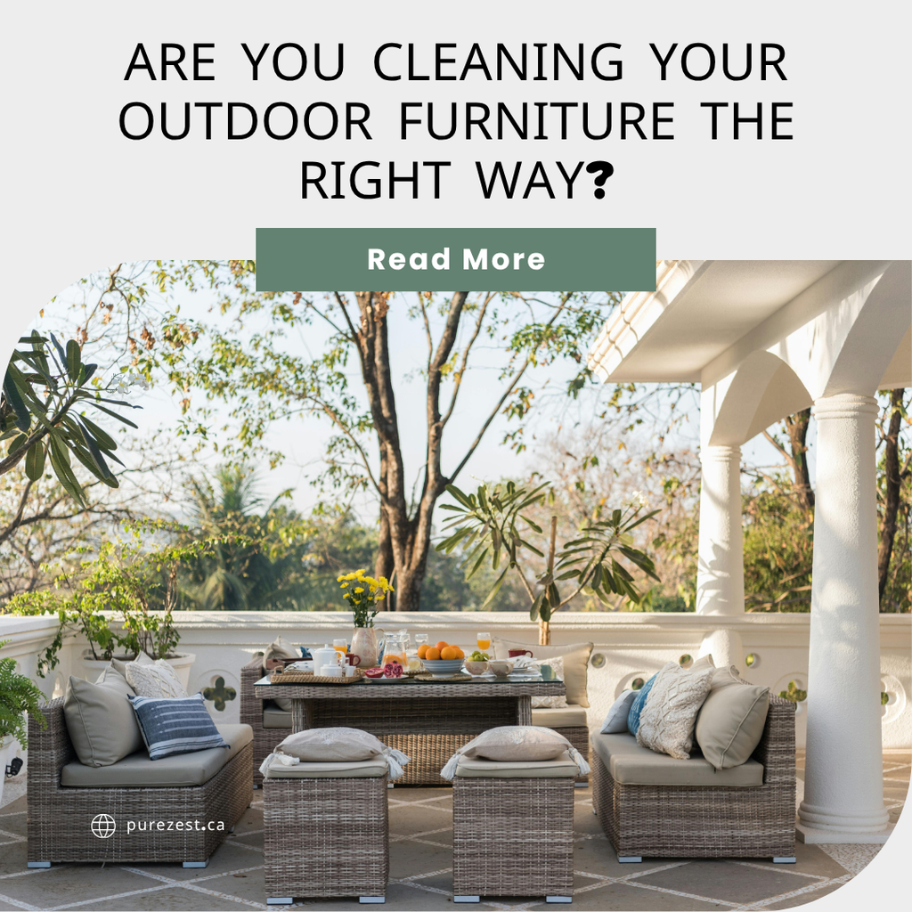 Are You Cleaning Your Outdoor Furniture the Right Way?