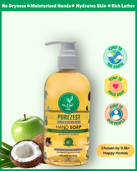 PUREZEST Foaming Hand Soap – Plant-Based, Gentle & Eco-Friendly