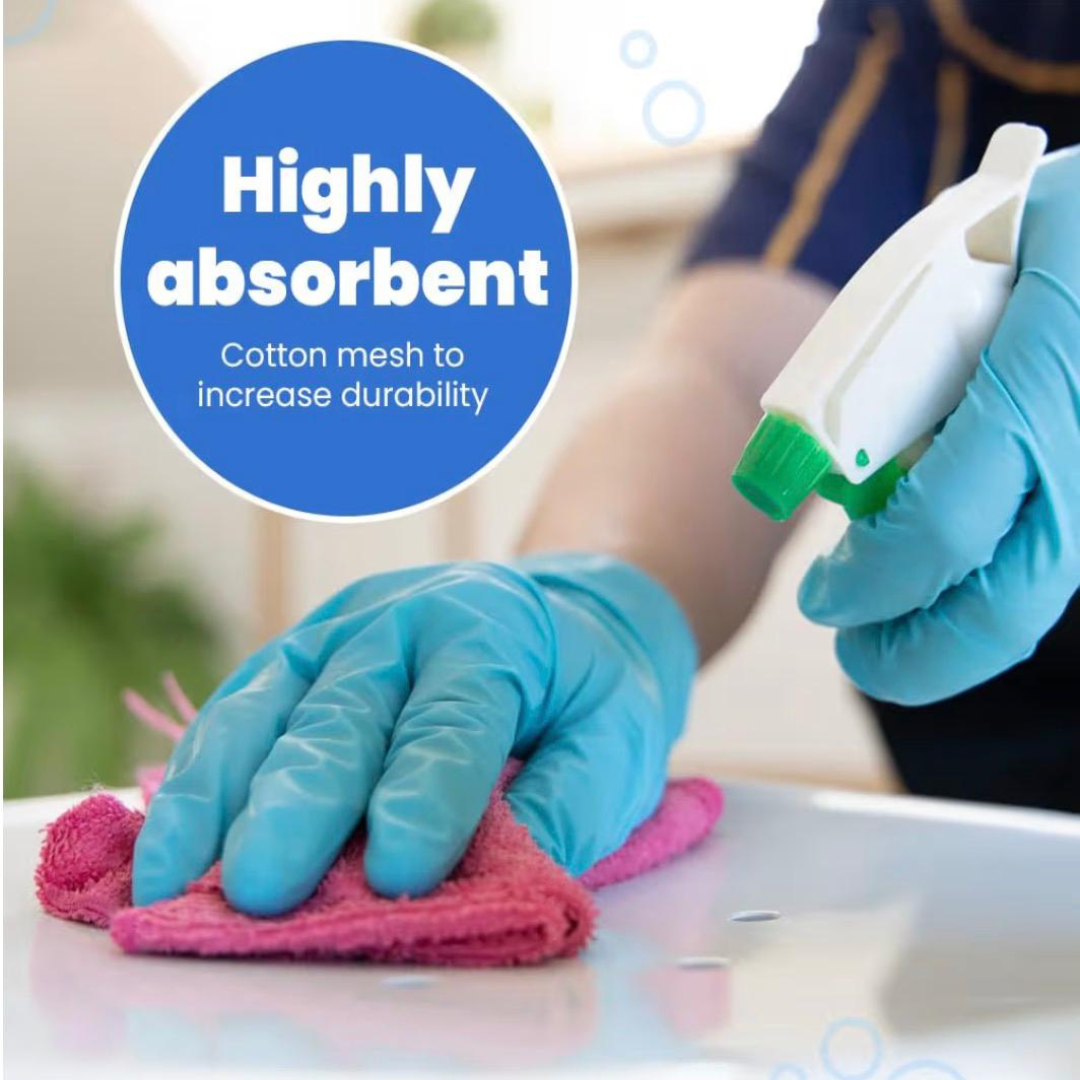 PUREZEST 5-Minute Bathroom Reset Kit | Natural Enzyme Cleaners + Microfiber Cloth Bundle