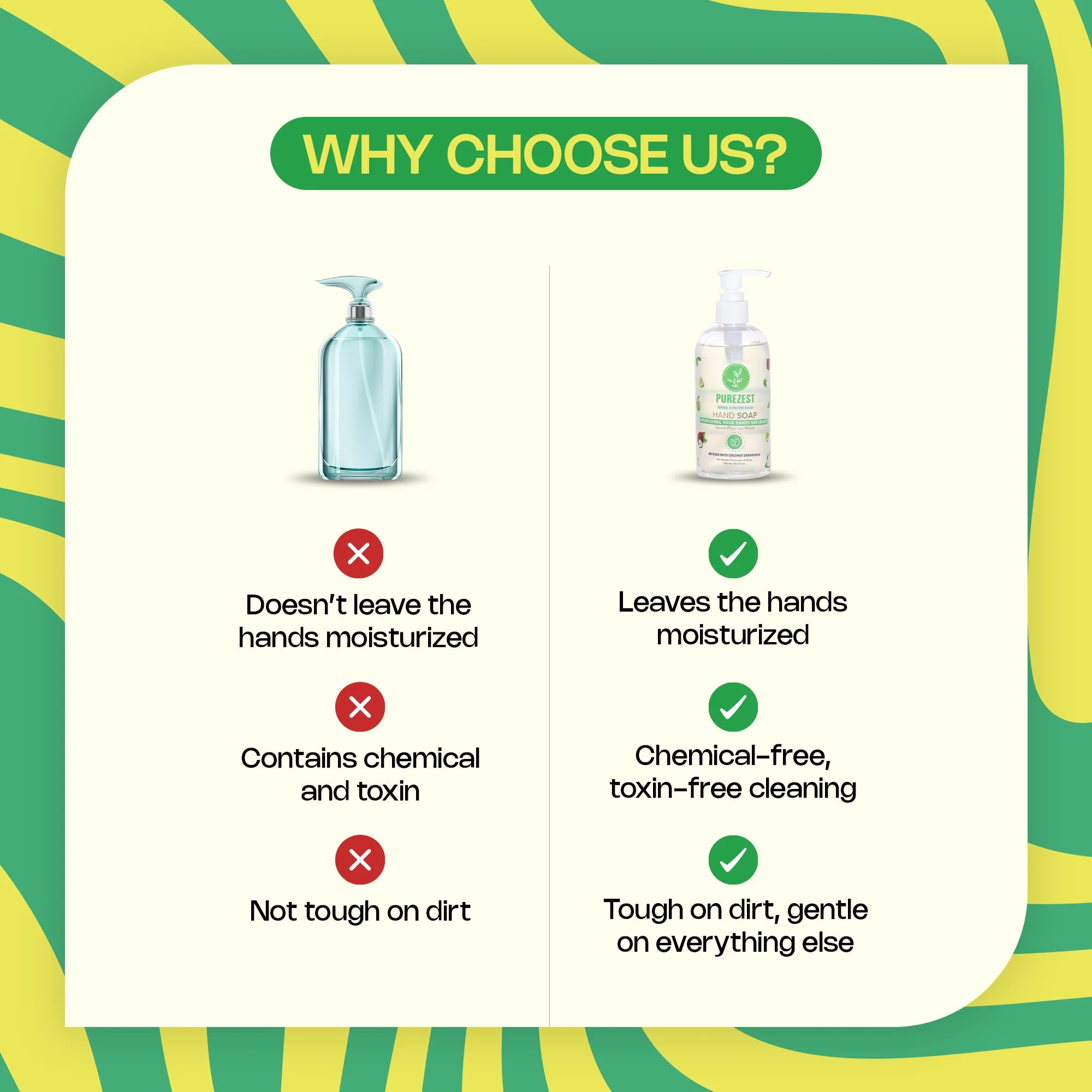 PUREZEST Everyday Essentials Combo – Natural Hand Soap & Enzyme Dish Soap | Gentle & Eco-Friendly