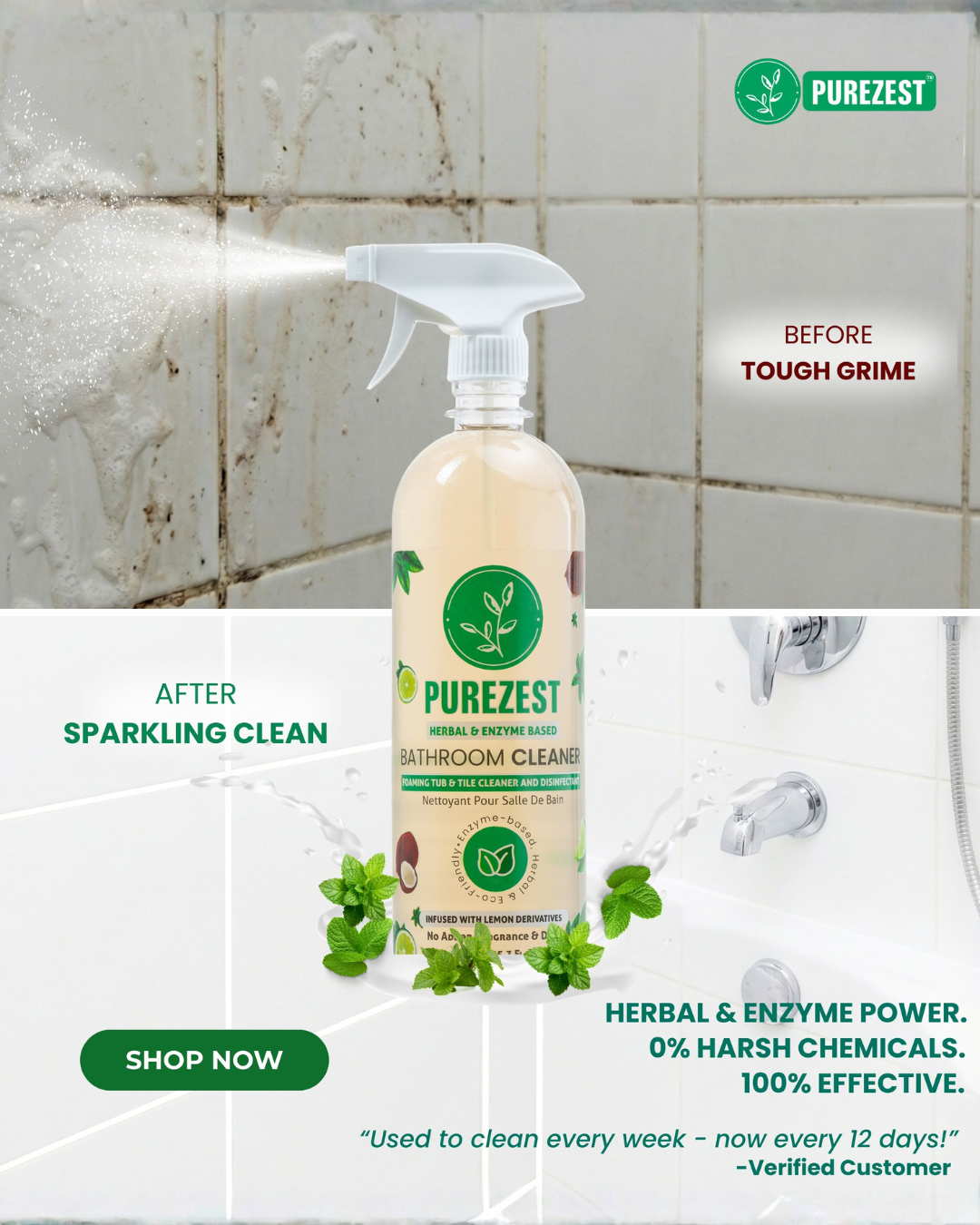 PUREZEST Complete Cleaning Kit Pro – The Ultimate Eco-Friendly Cleaning Combo for Every Corner of Your Home