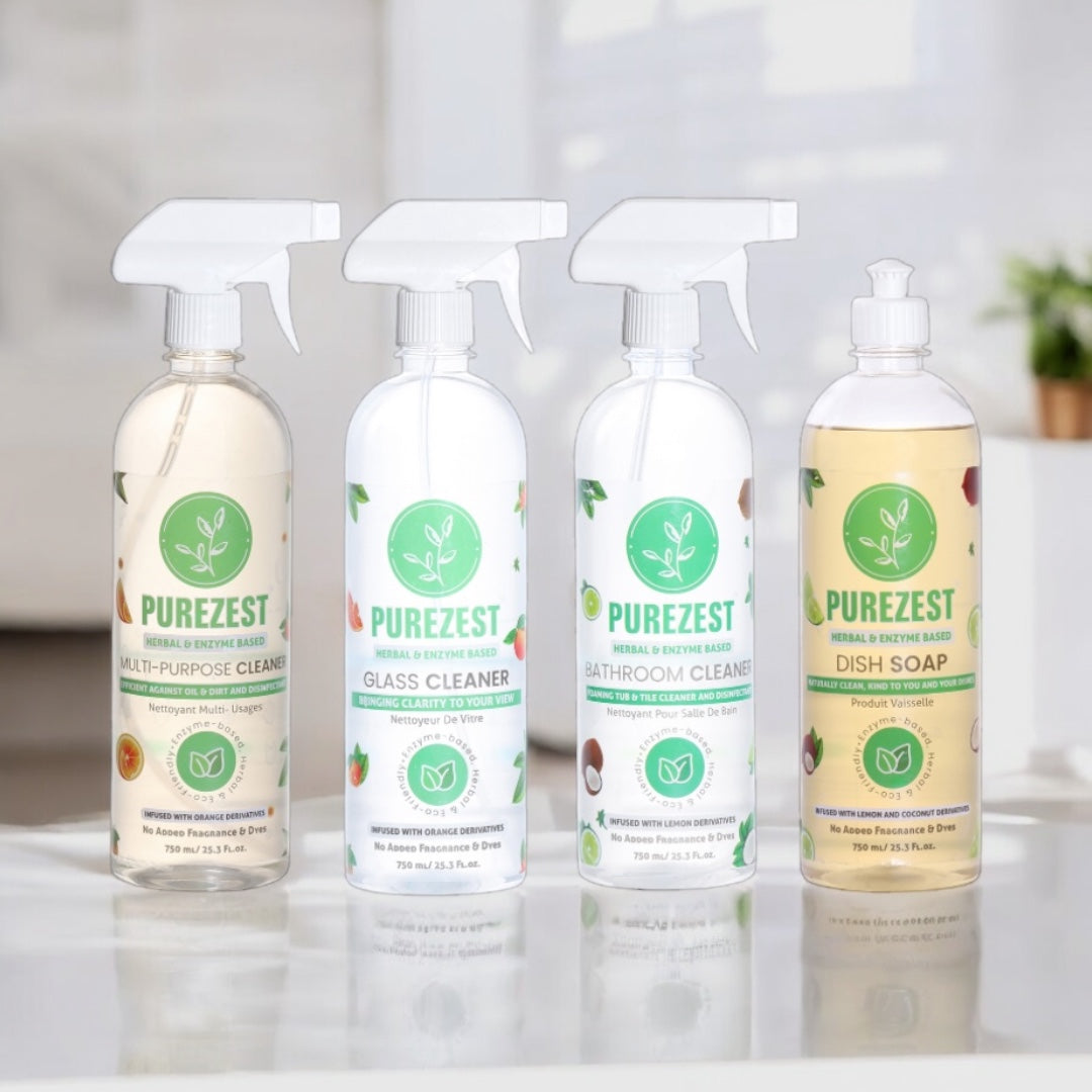 Combo - Multi Purpose Cleaner, Glass Cleaner, Bathroom Cleaner & Dish Soap